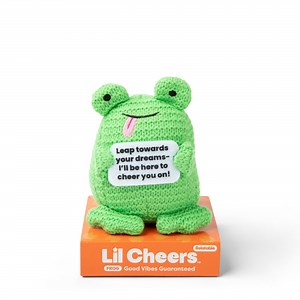Lil Cheers Frog by What Do You Meme?, Uplifting Plush Toy with Positive Message, Cute Gift for Kids and Adults - Walmart.com
