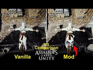 Assassin's Creed Unity New Cloth Physics Mod Comparison - How To Install It