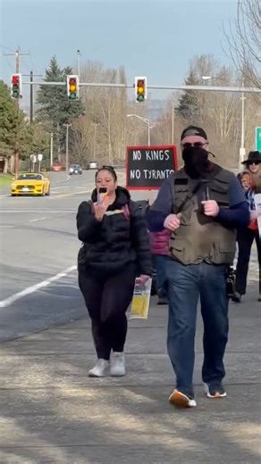 Through the Static on Instagram: "On Friday, February 6, Robert Anthony McDonnell of Wyoming-based Inland Auditing Media took to filming people at the Tukwila DHS morning protest. TtS previously reported on McDonnell going door-to-door and harassing Somali-owned and operated daycares in South Seattle in December. He has previously been arrested for unethical reporting behavior. Journalists, real ones, never carry weapons– not even in warzones– as the first rule is to do no harm. McDonnell, who c