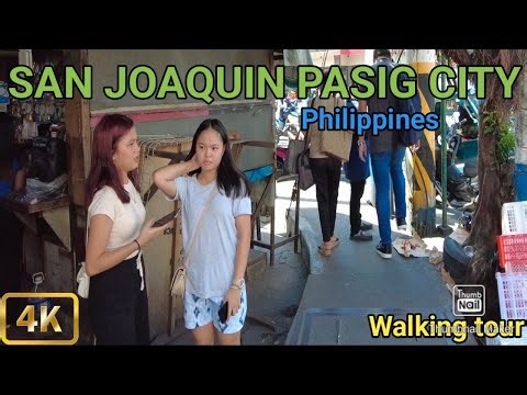 Strolling in Brgy.San Joaquin Pasig City Philippines[4K]Walking tour Philippines.