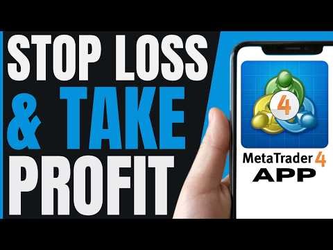 How To SET SL And TP On MT4 Mobile (QUICK & EASY) 2026