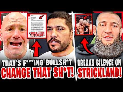 Dana White DEMANDS HUGE CHANGE! Khamzat BREAKS SILENCE on Sean Strickland SITUATION! Alex Pereira