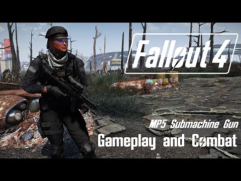 Where's My Extraction Point, a MP5 Submachine Gun mod - Fallout 4 Gameplay
