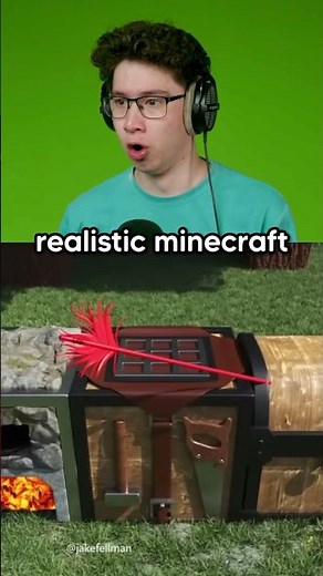 Most Realistic Minecraft Video… #reaction #short