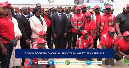 Gabon 🇬🇦 société : à Okondja, dans le Haut-Ogooué, l’accès au carburant s’améliore. Une nouvelle station-service Gab’Oil a été inaugurée ce lundi 23 février 2026 par le Vice-président du gouvernement, Hermann Immongault, représentant le Chef de l’État. | Gabon 24