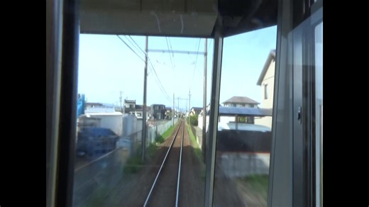 高架化前の遠州鉄道 積志駅～小松駅間