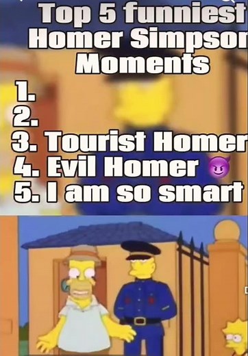 top 5 funniest homer simpson moments