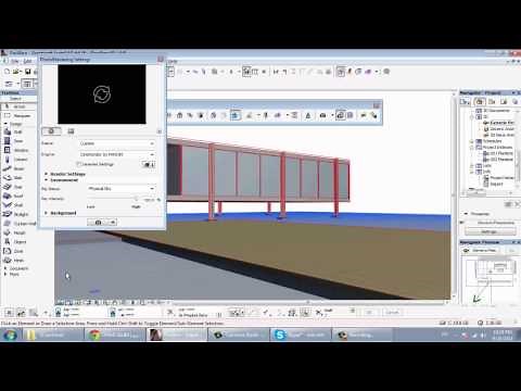 archicad 35 RENDER شرح ارشيكاد اركيكاد
