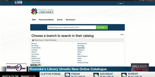 How to Use the New Roanoke Valley Library System Catalogue