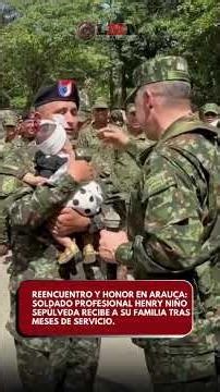 Reencuentro y honor en Arauca.