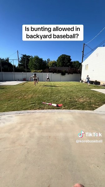 Is Bunting Allowed in Backyard Baseball?