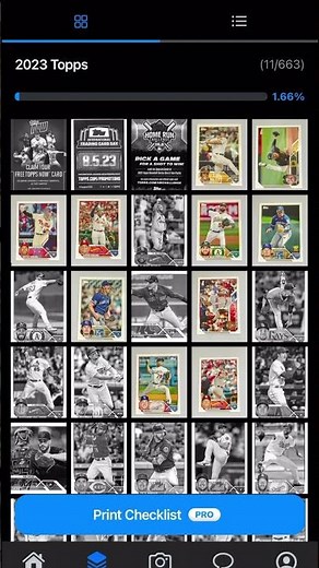 Print Your Sports & Trading Card Checklist On The CollX App