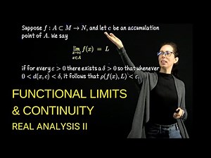 Functional Limits and Continuity , Real Analysis II
