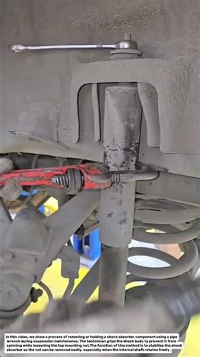 Shock Absorber Removal Using Pipe Wrench | Smart or Risky Method?.