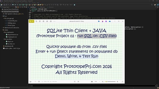 SQLite Thin Client   Python