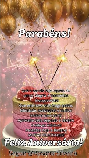 05 De Maio 🎀 Uma Mensagem de Aniversário Linda e Emocionante! Para alguém muito especial!