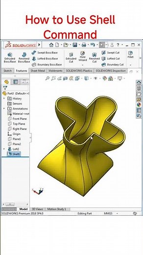 STOP Wasting Time! Master the SolidWorks Shell Tool in 15 Seconds ⏱️