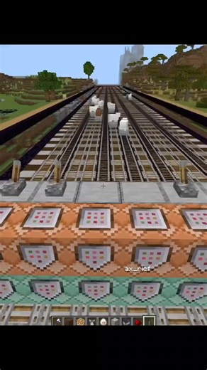 Membuat Musik Dengan Kereta di Minecraft