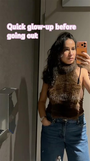 Quick glam up before going out 💅 #grwm ￼