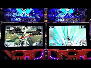 Arcade Game SnoCross Winter X Video Game Snowmobile Racing