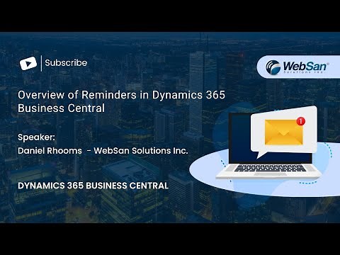 Overview of Reminders in Dynamics 365 Business Central