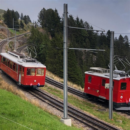Die Rigi – Zwei Bahnen auf einem Berg