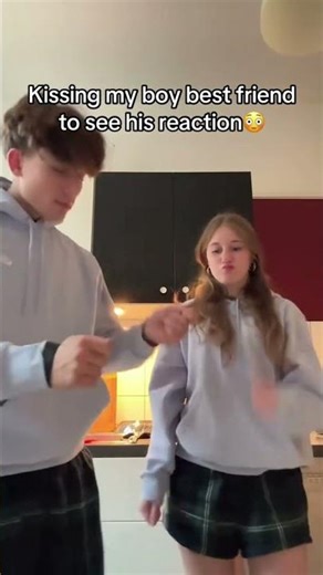 So I tried to kiss my best friend tiktok ❤😍😘#tiktok #viral #trending #shorts