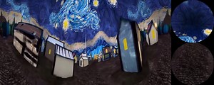 🌌 Un tour en 360 por La Noche Estrellada de Vincent van Gogh. Inclina tú teléfono para explorar el cuadro o desliza hacía donde quieras ir. | Radio Bio Bio