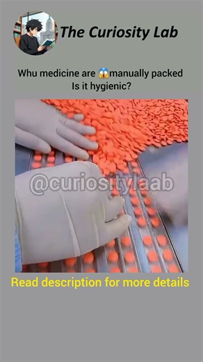 😱unhygienic way to pack medicine #shorts #madicin #manual #packing