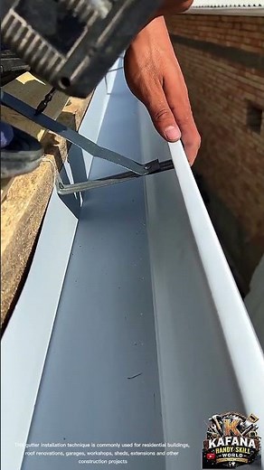 Professional Gutter Bracket Installation | Secure Fastening Using Cordless Drill