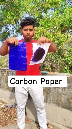 Carbon paper Making White Pen 😱 #shorts