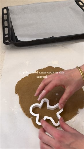 Holly on Instagram: "it’s timeeee #baking #cookies #gingerbread #christmas #christmasbaking"