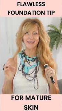 WRINKLE FREE FOUNDATION TIP For Mature Skin #shorts