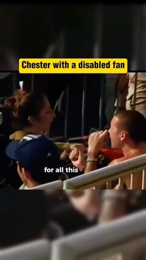 with a disabled fan 🫡 #linkinpark #music #chesterbennington