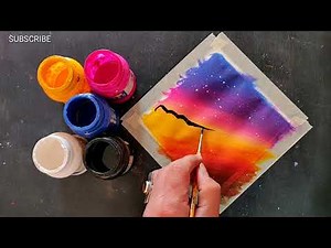 Easy Canvas Painting Ideas for Beginners Step by Step Acrylic Painting #292