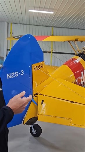 An original 1940 Navy biplane