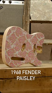 This has been a fantastically fun project so far. A 68 Fender Tele in for a new lease of life. And nothing says 1968 Telecaster more than a Paisley finish! I didn’t realise at the start of the video how much recording a blocked out as the paper was covering the camera… rookie mistake. But I hope you enjoy it anyway. The order of the day is definitely finishing and refinishing, stay tuned for updates on this one, it’s already shaping up to be awesome. Happy Monday everyone! • • • • #goldeneraaged