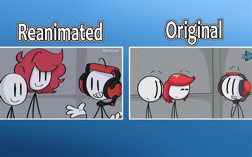 The Henry Stickmin Reanimated Collab - Official Comparison Video