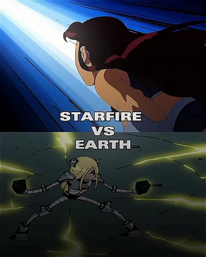 Earth> #teentitans #jovenstitãs #starfire #desenho #earth #debate