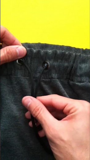 💖How To Put a Drawstring Back in Sweatpants (Easy Trick for Women!)