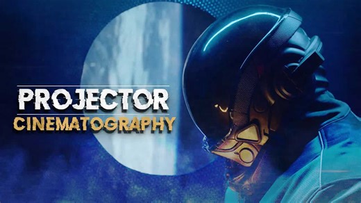 Cinematography with a projector