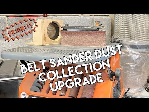 Ridgid Belt Sander Dust Collection Upgrade