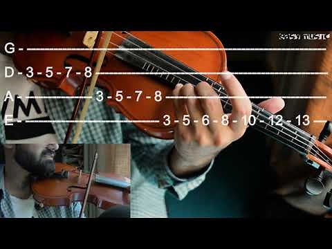 How to play F major scale on violin | Easy Music Tutorials