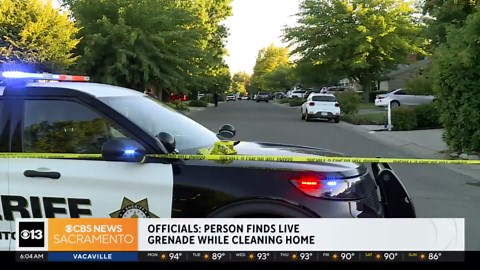 Live grenade found inside of Carmichael home