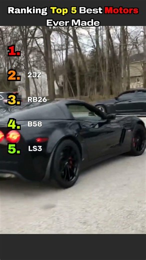 RANKING TOP 5 BEST MOTORS EVER MADE #EnginePerformance #CarTok #Automotive