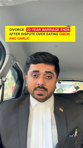 Adv. Mandeep Baisala 🇮🇳 ⚖ on Instagram: "The couple married in 2002. Tensions arose over the wife’s adherence to the Swaminarayan faith and her avoidance of onion and garlic. The husband told the High Court his mother cooked separately for her and others. The High Court noted that religion and diet were key issues. The wife said her dietary choices were known before marriage. She sought higher Alimony, while the husband appealed the order, preferring a lump sum. The High Court dismissed both a