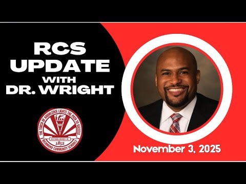 RCS Update with Dr. Curtis Wright (Nov. 3, 2025)