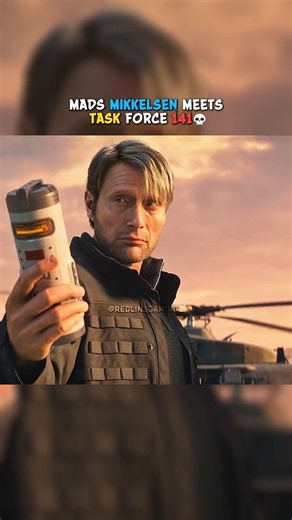 Mad Mikkelsen Meets Task Force 141 #shorts #gaming #mw4