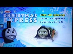 dvd menu walkthrough thomas and friends Christmas express UK DVD 2010