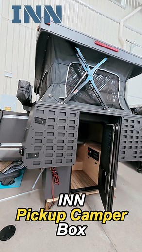 10K views · 58 reactions | Pop-up Pickup Camper All-aluminum Body Ford F-150 Toyota Hilux Tundra Backpack Box off-road RV Made in China Innaturemanufacturer #RV #crosscountryRV #Rvtour #RVathome #rvcamping #AdjustableroofRV #heavytruckRV #offroadrv #fordf150 #toyotahilux #tundra https://innaturemanufacturer.com/products/travel-trailer-series/pop-up-camper/ | Outdoor Camping Glamping Share | Facebook